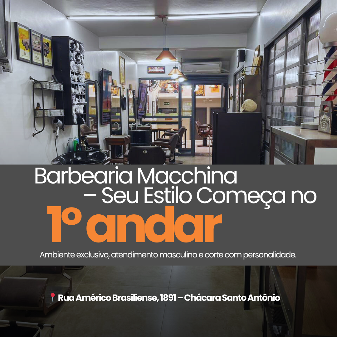 Barboterapia na Chácara Santo Antônio: Macchina Barbearia